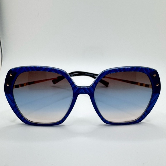 MISSONI - Rose Gold and blue frame sunglasses - NWT - 56-18-145 - giftable - Picture 8 of 12